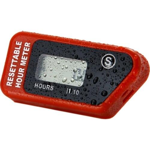 Waterproof Inductive Digital Hour meter For gasoline engine Generators Motorcycles ATV snowmobile pit bike jet engine