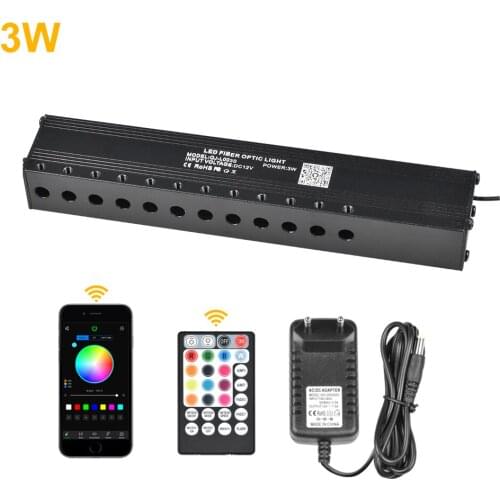 DC12V 3W Starry Sky Roof Flashing Meteor Shower Car Interior Modification Fiber Optic Machine APP Control