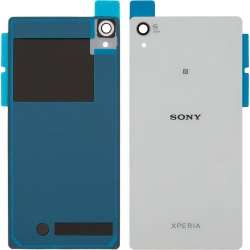 Housing Back Battery Cover Repair Part Replacement compatible with Sony D6502 Xperia Z2, D6503 Xperia Z2, (With Camera Lens)