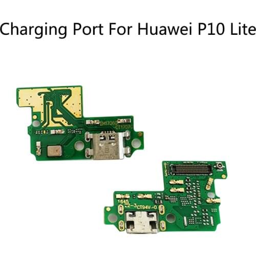 AAA Quality Charging Port For Huawei P10 Lite USB Dock Charging Port + Mic Microphone Moto Module For WAS-LX2J