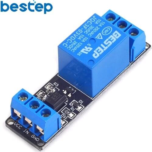 3V 3.3V 1 Channel Relay Module Low Level Trigger with Optocoupler Relay Output One 1 way Relay Module for Arduino