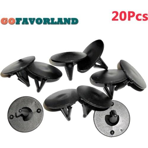 20Pcs Insulation Retainer Hood Insulator Clip Black Plastic 386553-S For Ford 1975-2020