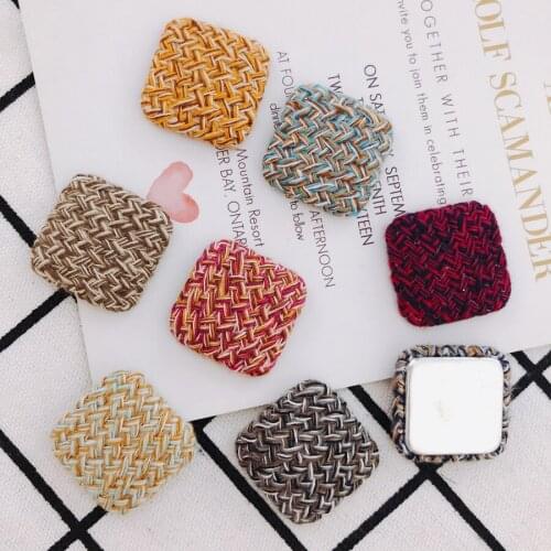 8 pieces / lotAlloy squarebead capsearings fashion jewelrytassel jewelry findingsbracelet jewelry making Other