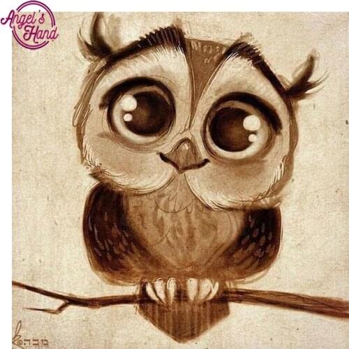 Diamond Embroidery animals 5D DIY Diamond Painting owl pattern rhinestone square Full Diamond Mosaic Cross Stitch Kits