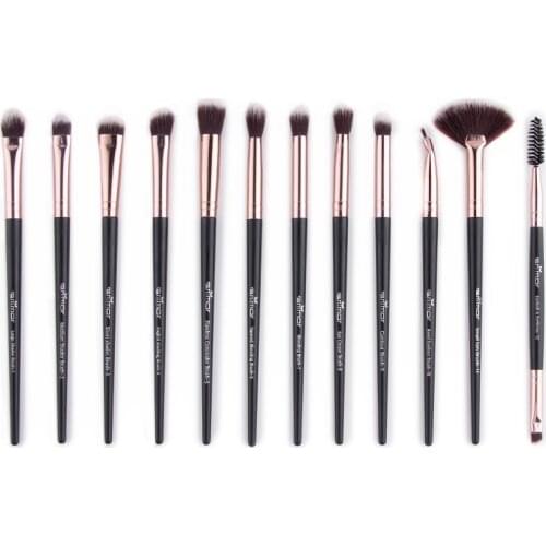Anmor Makeup Brushes Set 3-12pcs/lot Eye Shadow Blending Eyeliner Eyelash Eyebrow Make up Brushes Professional Eyeshadow Brush