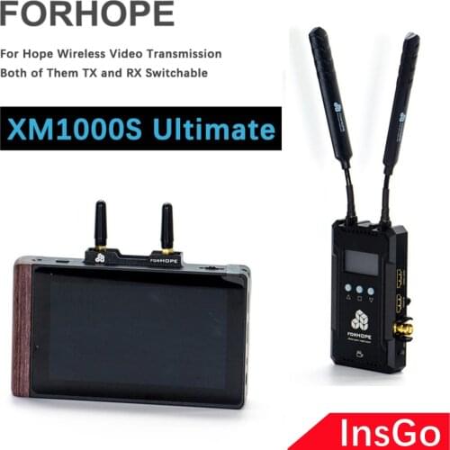 Forhope XM1000S Wireless Transmitter Receiver Kit Full Duplex Talkback SDI 1080p Video Transmission System