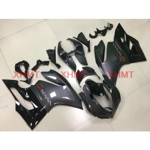For DUCATI 1199 2012 - 2014 Body Kits for DUCATI 1199 2014 Bodywork 1199S 2014 Black Grey Body Kits