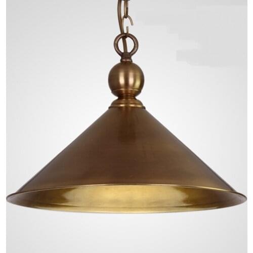 European copper chandelier brass lamp vintage living entrance customs village single head corridor channel lights ZA62 ZL157 YM