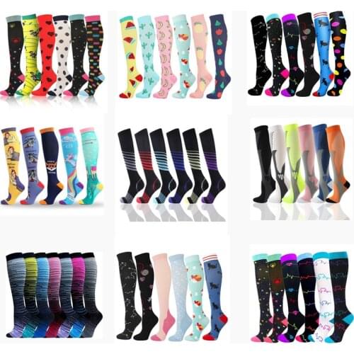 Dropship Compression Socks Wholesales Pack Football Golfs Tube Soccer Stockings For Varicose Veins Edema Diabete Men Women Socks