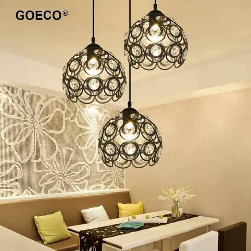 Crystal Led Pendant Light Modern Lamp Chandelier For Living Room Bedroom Bar Dining Room Light Fixtures Home Decoration E27