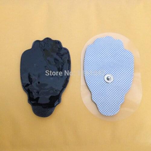 100pcs hand shaped non-woven Self Adhesive replacement Electrode pads for muscle stimulator Tens massage machine pad