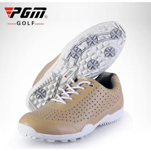 Pgm Authentic Golf Shoes Men Waterproof Anti-Skid Male Sport Sneakers Breathable Comfortable Shoes Lace Up Golf Footwear AA10101
