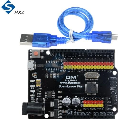 Duemilanove Plus Board ATmega328P CH340 For Arduino Compatible With Line