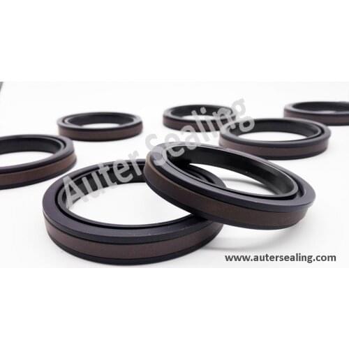 SPGW 50/55/60/65/70/75/80/85 Piston PTFE compact seal hydraulic cylinder parts PTFE BRONZE / NBR / POM