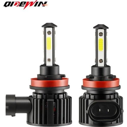 Automobile LED headlamp in-line plug-in new F8 LED automobile headlamp bulb four sides 360