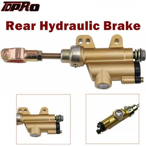 TDPRO 8mm 10mm Hydraulic Rear Brake Disc Master Cylinder Pump For 50cc 90cc 110cc 125cc 150cc 250cc ATV Quad Drit Pit Bike New