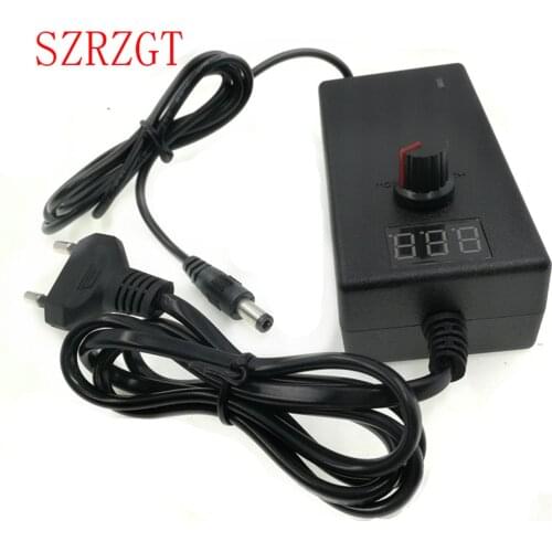 Universal Adjustable AC To DC Power Supply 3V 5V 6V 9V 12V 15V 18V 24V 1A 2A Power Supply Adapter 220V To 12 V Volt Adapter
