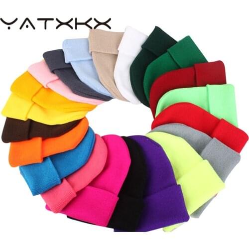[YaTxKx] Winter Hats for Woman New Beanies Knitted Hat Cap For Men Autumn Beanie Caps Warmer Bonnet Ladies Casual Cap
