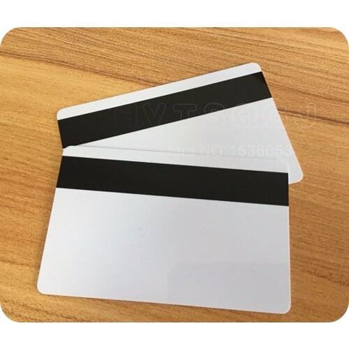 10000pcs/lot printable Blank PVC Card Hico magnetic stripe Card Hico
