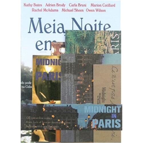 15Sheets of 8styles Literary Theater Series Classic Film Television Footage Jounal Decoration Stickers Movie Scrapbook