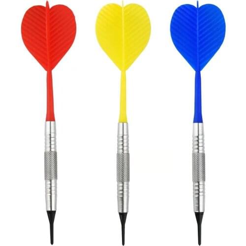 6 Pieces/ Lot Soft Tip Dart Set For Electronic Dartboard With 30pcs Extra POM Dart Tip Dart Set Electronic Dartboard Game