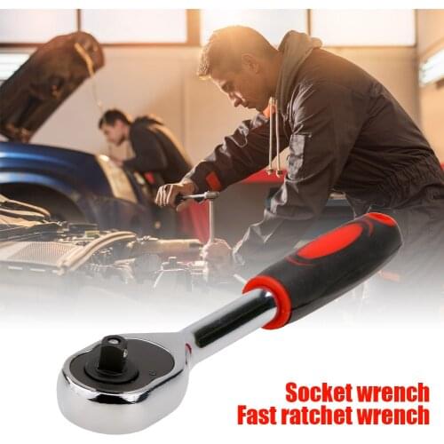 72 Teeth Quick Release Ratchet Socket Wrench 1/4 3/8 1/2 Spanner Car Repair Tool Axle Fit Bicycle Bike Repair Tool