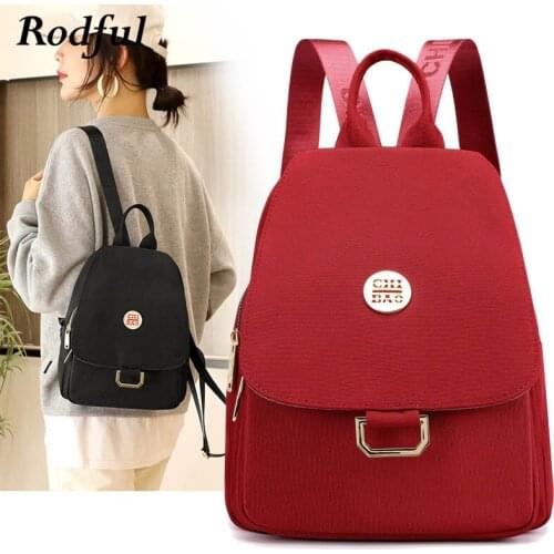 Korean Fashion Nylon Oxford Mini Backpack Female Fabric Small Bagpack Womens Backpack Bag For Teenagers Girls 2020 Back Pack