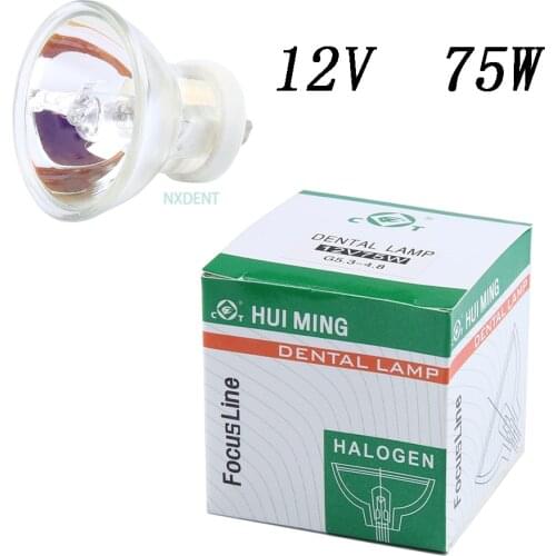 New 12V75W Dental Lamp,Hardening Light Curing,JCR/M 12V Halogen Bulb,Alternative Precision Focusline Reliability Halogen Lamp