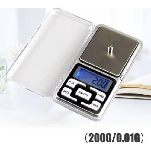 Mini Digital Pocket Weighing Scales 0.01 g to 200g Lab Drug Herb Gold Sterling Silver Jewelry Electronic Scales