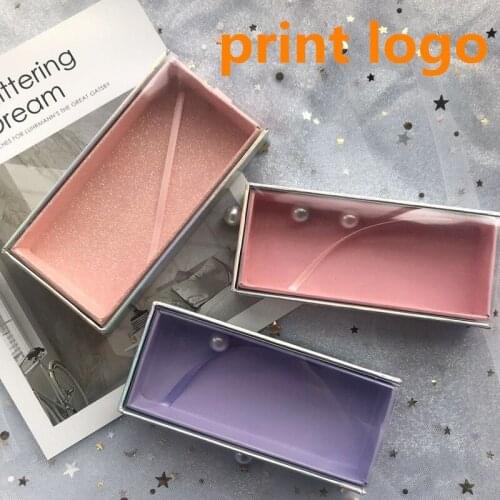 New Eyelash Packaging Box Wholesale 3D Mink Lashes Bulk Empty Box 25mm Mink Eyelashes Cases False Eyelashes Phone shape makeup