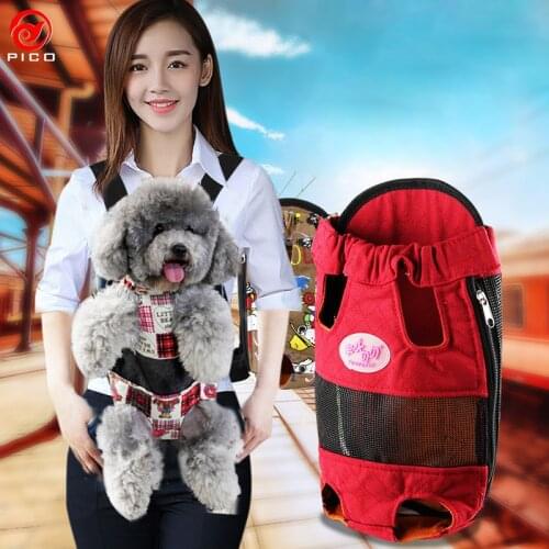 Adjustable Denim Front Carrier/Bag for small dogs Cat Travel Bag 8 colors pet puppy Mesh Backpack leg out Design ZL289-2