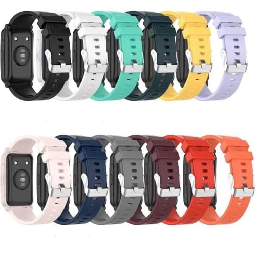 Soft Silicone 20mm WatchBand Strap for Huawei Honor Watch ES Original Smartwatch Bracelet Wristband Correa Watchstrap Waterproof