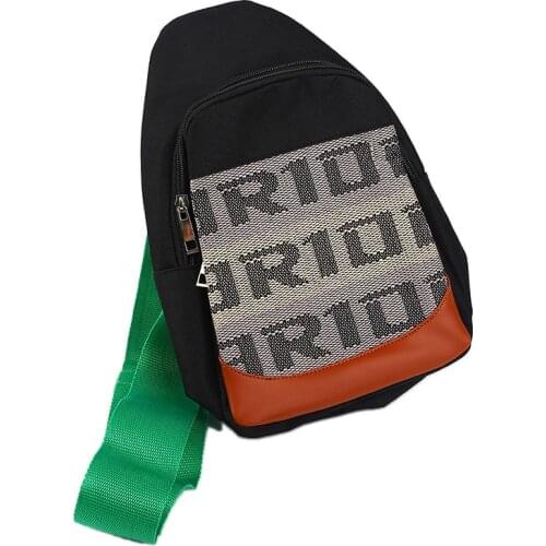 JDM Crossbody Messenger Bag Racing Tuning Harness Fabric Straps Seat Belt Drift Car Auto Collection