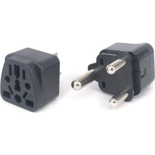 Universal Italy Switzerland India EU US AU UK To Big South Africa Type M AC Power Socket Schuko Plug Travel Adapter Converter