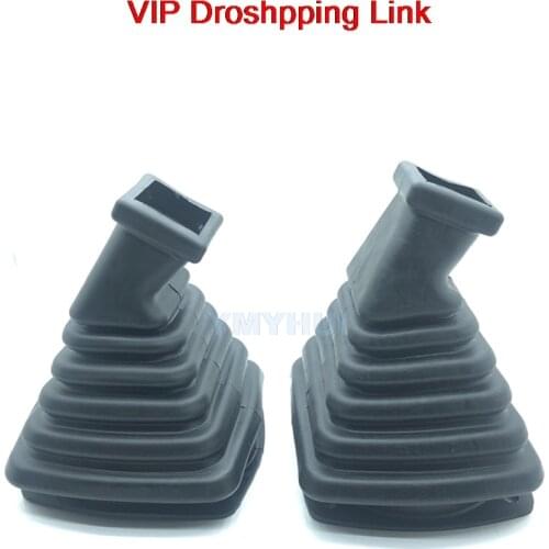 France-shipping Excavator parts For Doosan DH DX150 215 225 300 370-9C handle glue key control rod digger - dust cover 2pcs