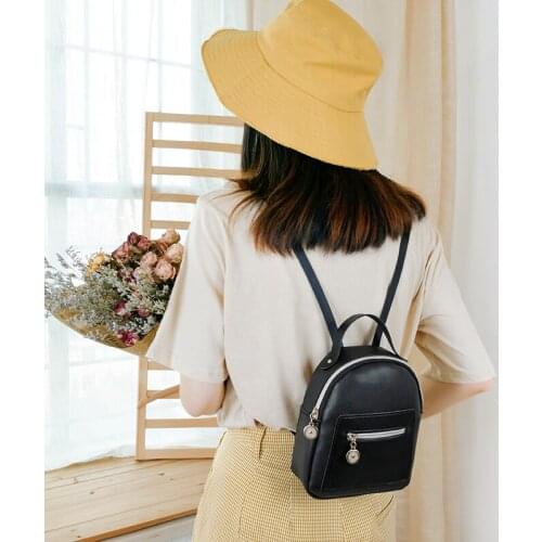 Women Mini Backpack Shoulder Crossbody Bags Chain Backpack Wild Rucksack Handbag Coin Purse /BY