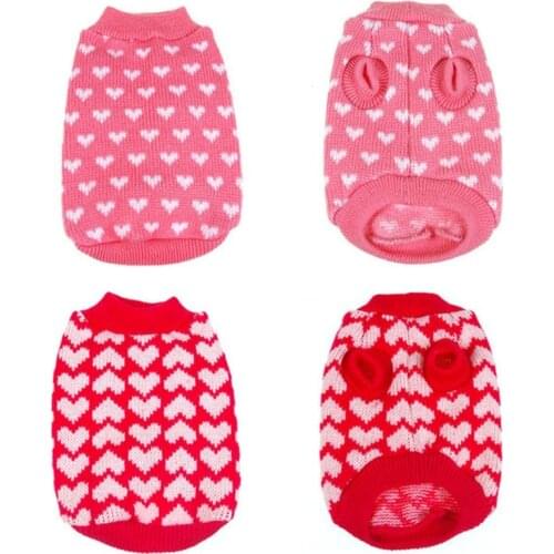 Winter Cat Dog Clothes Warm Pet Dog Sweater Clothing for Chihuahua Yorkie Pug Knited Pet Puppy Dog Outfit Pet Dog Apparel