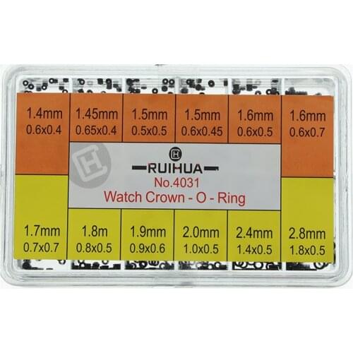 12 Sizes Mini Rubber Washer O-Ring Watch Crown Waterproof Watches Seals Watch Repair Tools Waterproof Watch Gaskets Dropshipping