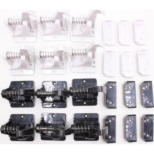 12Pcs Baby Safety Lock for Drawer Cabinet Door Invisible Buckle Closet Locks Children Protection Baby Security Lock