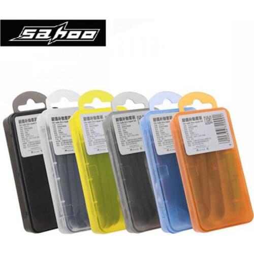 2018 SAHOO Mini Portable Bike Bicycle Repair Tire Tyre Tool Set Kit Rubber Patch