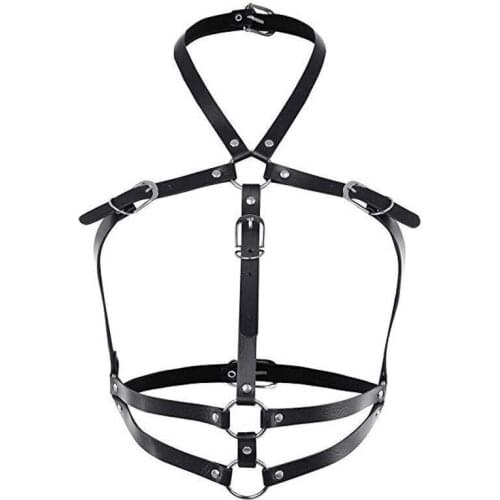 2021 New Leather Sex Lingerie Harness for Women Garter Belt Belts Stockings Body Buttocks Bondage Leg Bra Suspenders Sex Shop