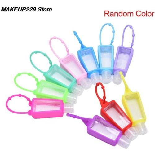 30ML Portable Traveling Refillable Bottle Silicone Hand Sanitizer Perfume Holder Mini Cute Empty Bottle