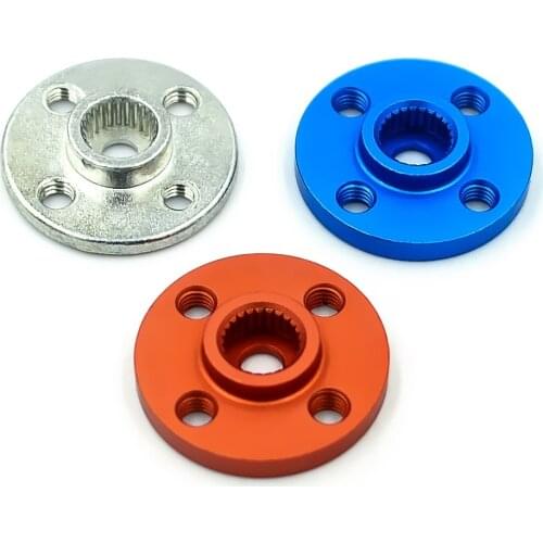 Aluminum Metal 25T Servo Arm Round type Disc Matal Horns For MG995 MG996 ACE Robot