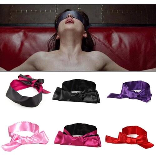 2021 Sexy satin Silk Sleeping Eye Mask Sexy Lingerie Eyeshade Exotic Accessories Soft Silk Satin Eye Masks