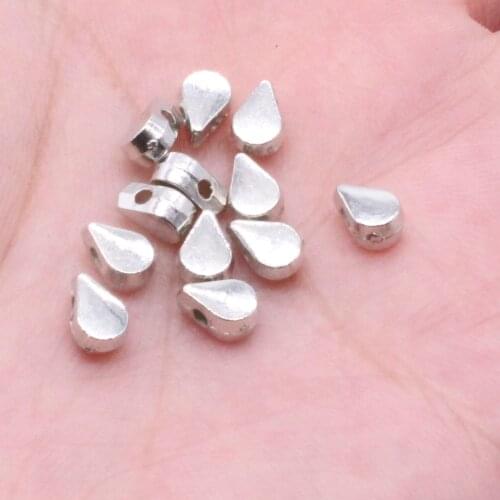 CHONGAI 300Pcs Acrylic Drop Shape CCB Loose Spacer Beads For Jewelry Making DIY Necklace Bracelet 4x6mm