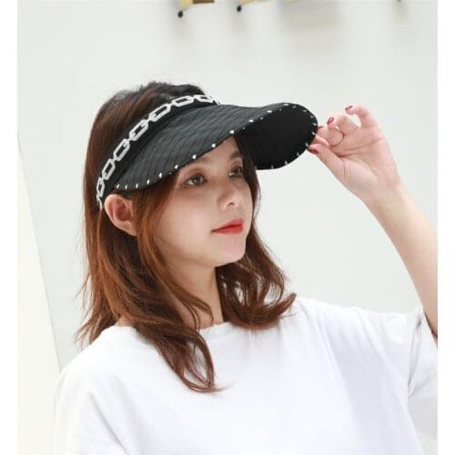 Men Women Baseball Hat Foldable Empty Top Breathable Sunshade Caps for Summer JL