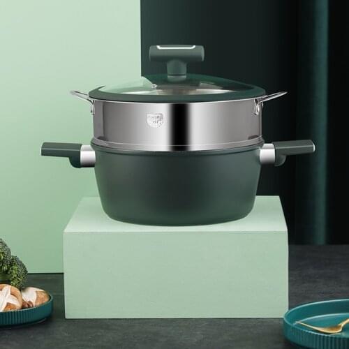 Nordic Maifan Stone Soup Pot Nonstick Cooker Induction Cooker Gas Stove General Household Cooking Pot Sartenes Cookware DG50TG