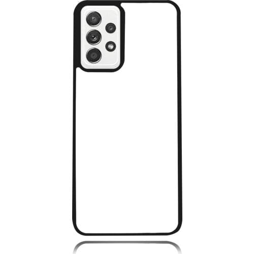 MANNIYA for Samsung Galaxy A02S A12 A22 A42 A52 A72 A82 Sublimation Blank Plastic Case with Aluminum Inserts 10pcs/lot