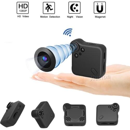 Mini WiFi Body Camera 1080P HD Digital Wireless Video Voice P2P Webcam Recorder Motion Sensor CCTV Magnetic Adsorption Micro Cam