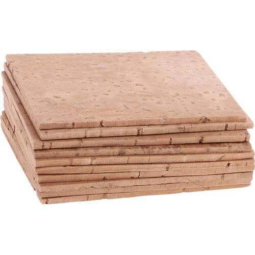 Set of 10 Pieces Saxophone Neck Cork Sheet for Soprano/Tenor/Alto Sax Parts